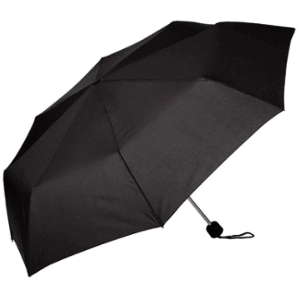 Lightweight Folding Umbrella Black Compact Umbrella